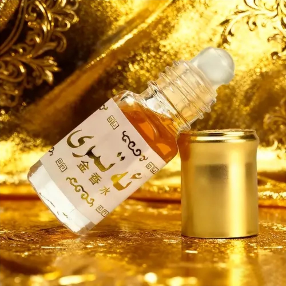 Perfume Fragrance Concentration - น้ำหอมอาราเบียนโกลด์แบบโรลออน กลิ่นหอมติดทนนาน ปราศจากแอลกอฮอล์ น้ำหอมเข้มข้นสำหรับผู้ชายและผู้หญิง พกพาสะดวก