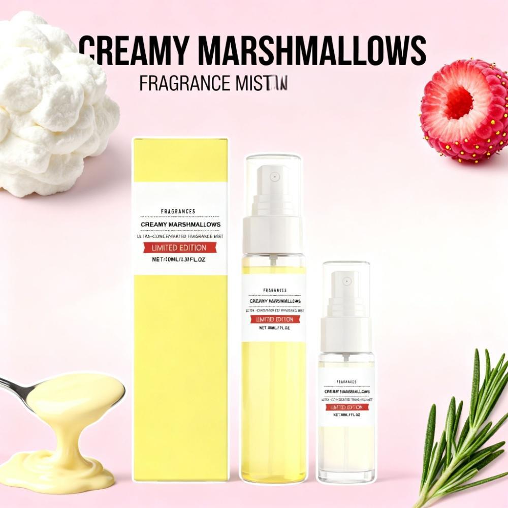 Perfume Fragrance Concentration - น้ำหอมมาร์ชเมลโล่เนื้อครีม, กลิ่นหอมหวานอบอุ่นแบบกูร์เมต์, กลิ่นราสเบอร์รี่เข้มข้นพิเศษ, กลิ่นคาราเมล/วานิลลา สเปรย์น้ำหอมสำหรับผู้หญิง