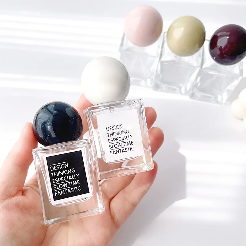 Perfume Fragrance Story - ขวดน้ำหอมแก้วขนาด 30 มล. พร้อมหัวฉีดแบบพ่นฝอย ฝาไม้ ขวดเปล่าสำหรับบรรจุเครื่องสำอาง