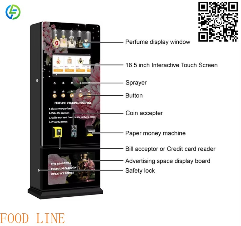 เครื่องจำหน่ายน้ำหอมแบบตั้งพื้ - Perfume Fragrance Vending Machine บทวิจารณ์และราคา