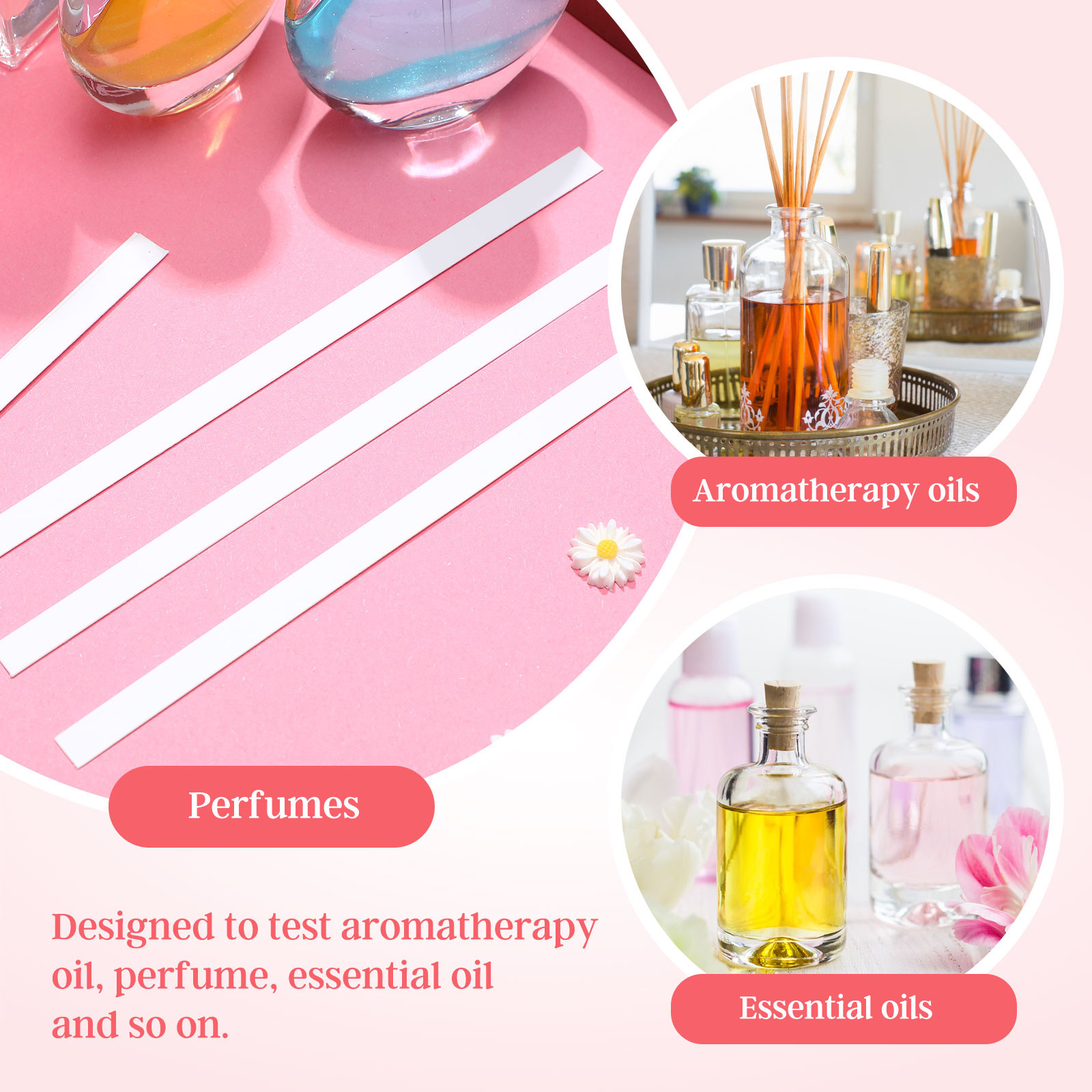 แถบกระดาษทดสอบน้ำหอม 500 ชิ้น  - Perfume Quality Fragrance Oils บทวิจารณ์และราคา