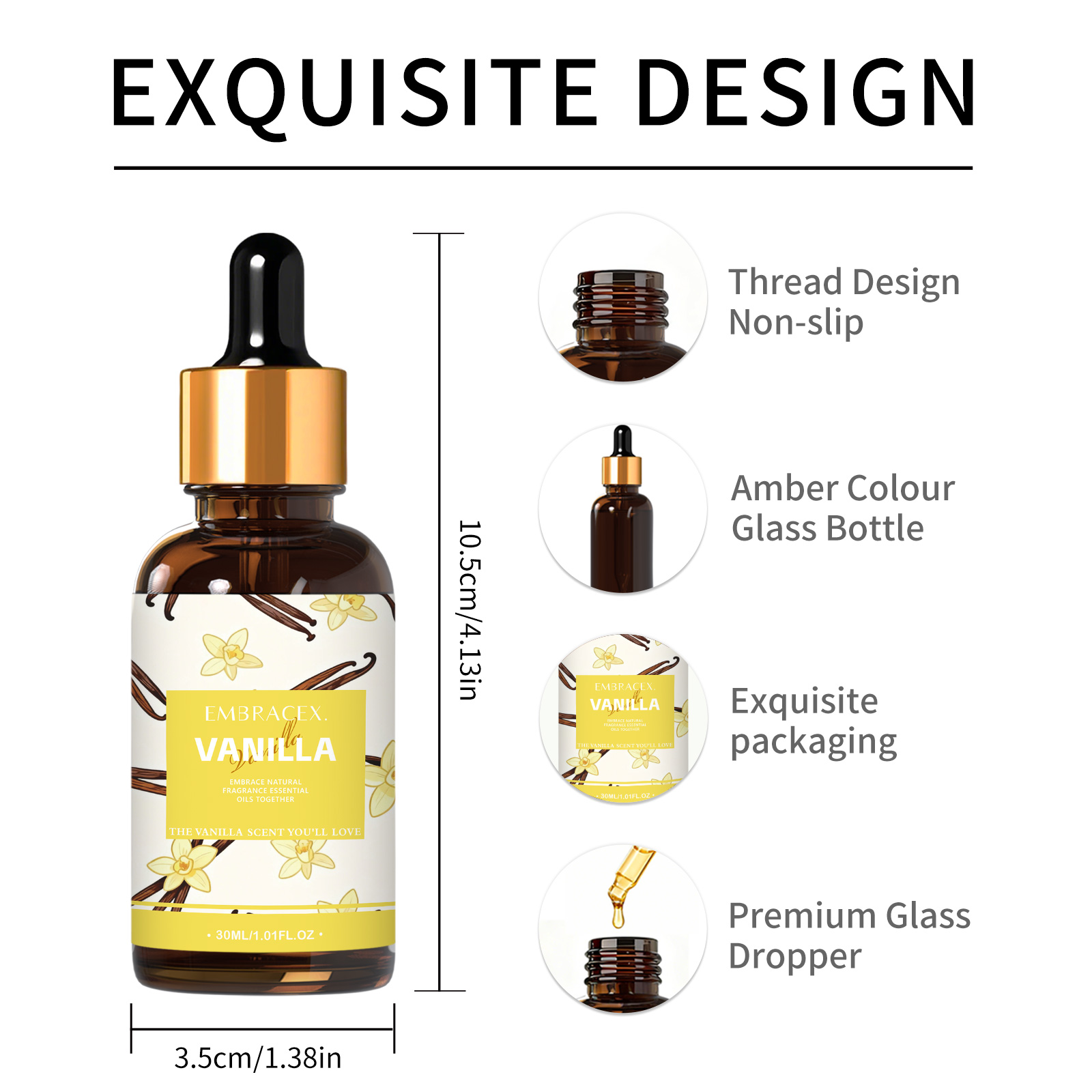 น้ำมันหอมวานิลลา 30 มล. สำหรับ - Perfume Fragrance Oils For Candles บทวิจารณ์และราคา