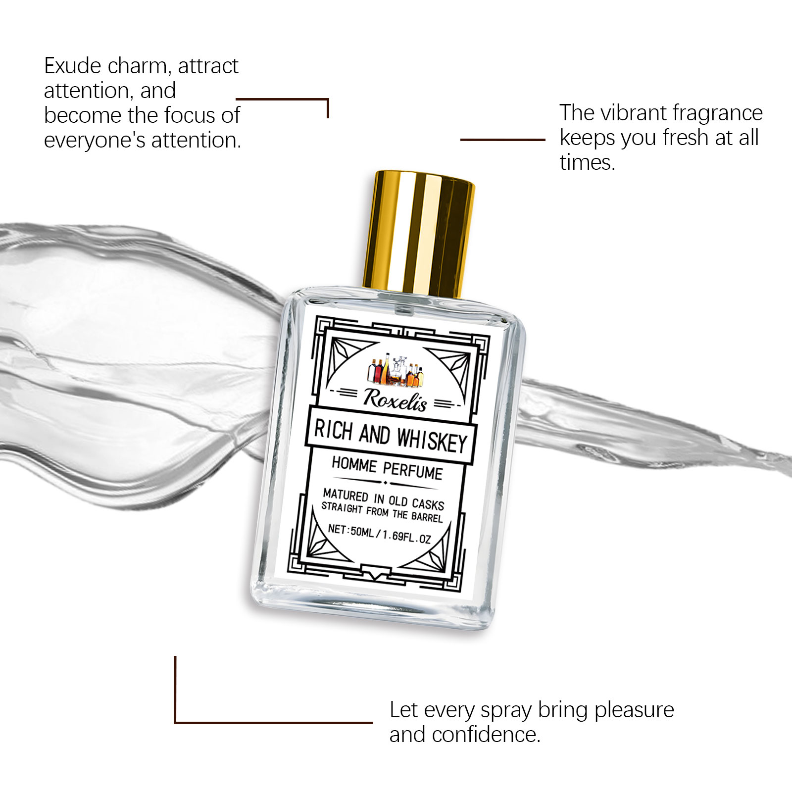 น้ำหอม Roxelis 50 มล. กลิ่น Ch - Fragrance Perfume For Man บทวิจารณ์และราคา