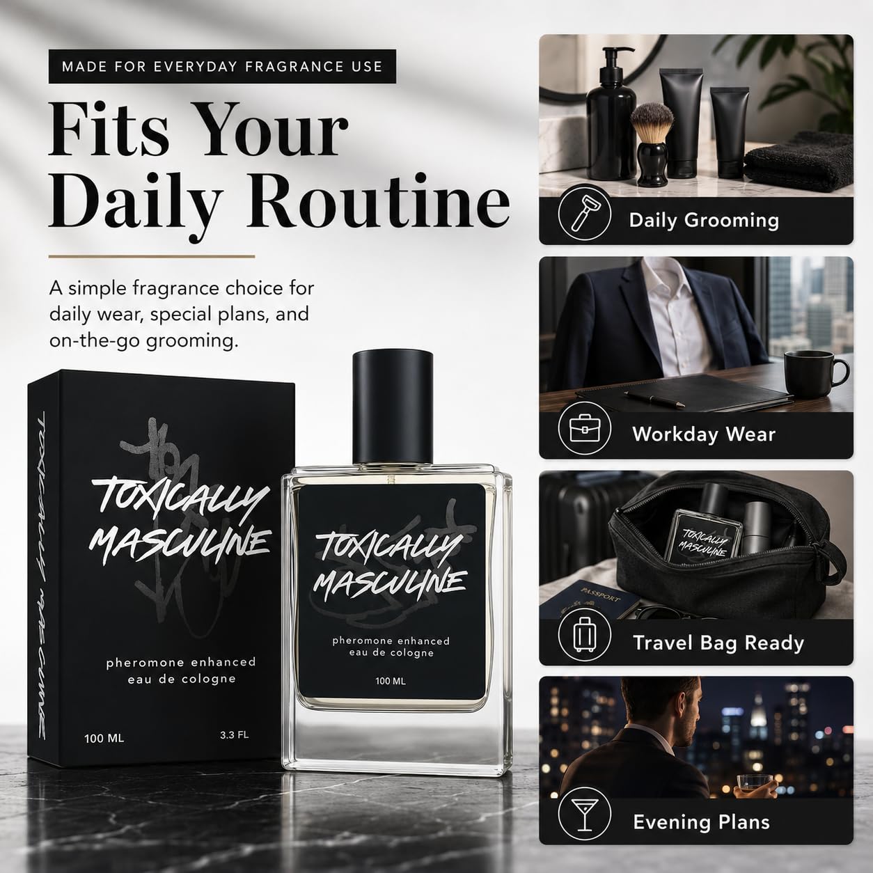 โคโลญจน์กลิ่นหอมแบบคลาสสิกสำหร - Fragrance Perfume For Man บทวิจารณ์และราคา